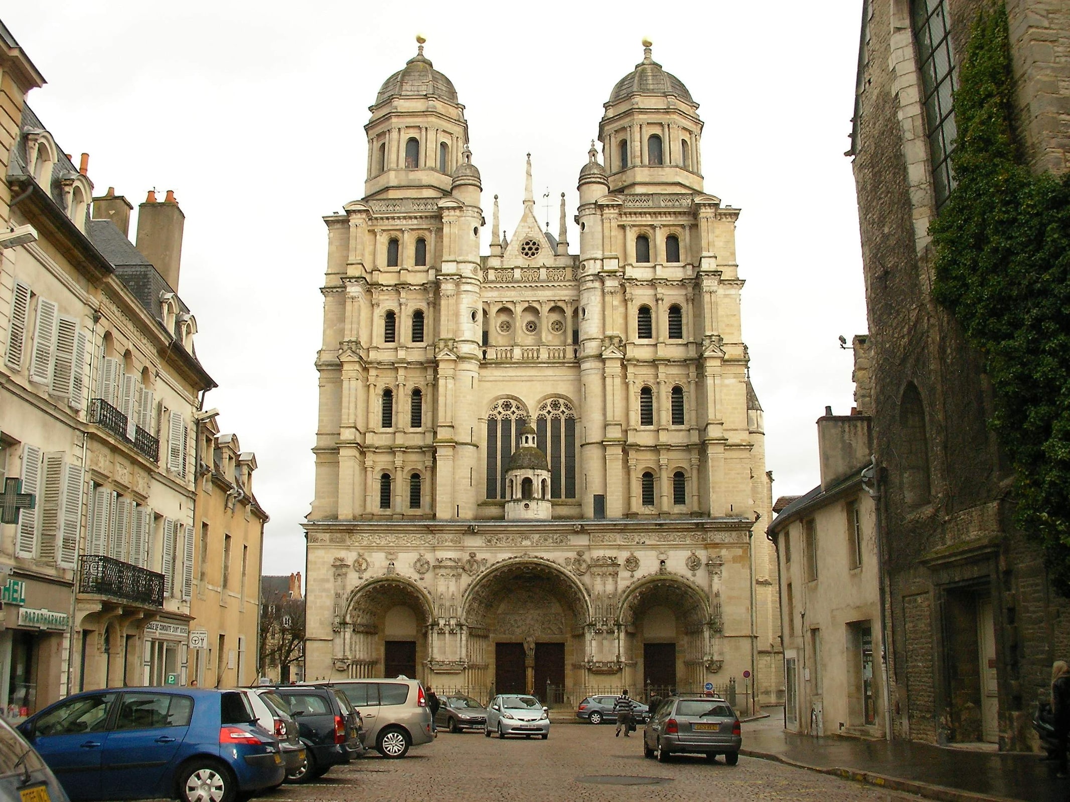 Exterior of Saint-Michel Church in Dijon, France.