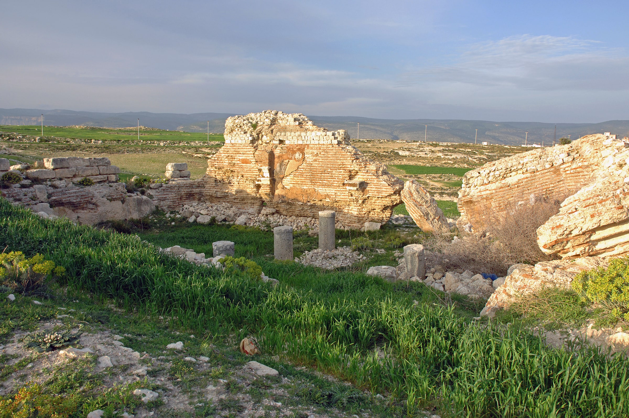 Ruins within the ancient St. Thecla pilgrimage complex at Aya Tekla near Silifke, Türkiye.
