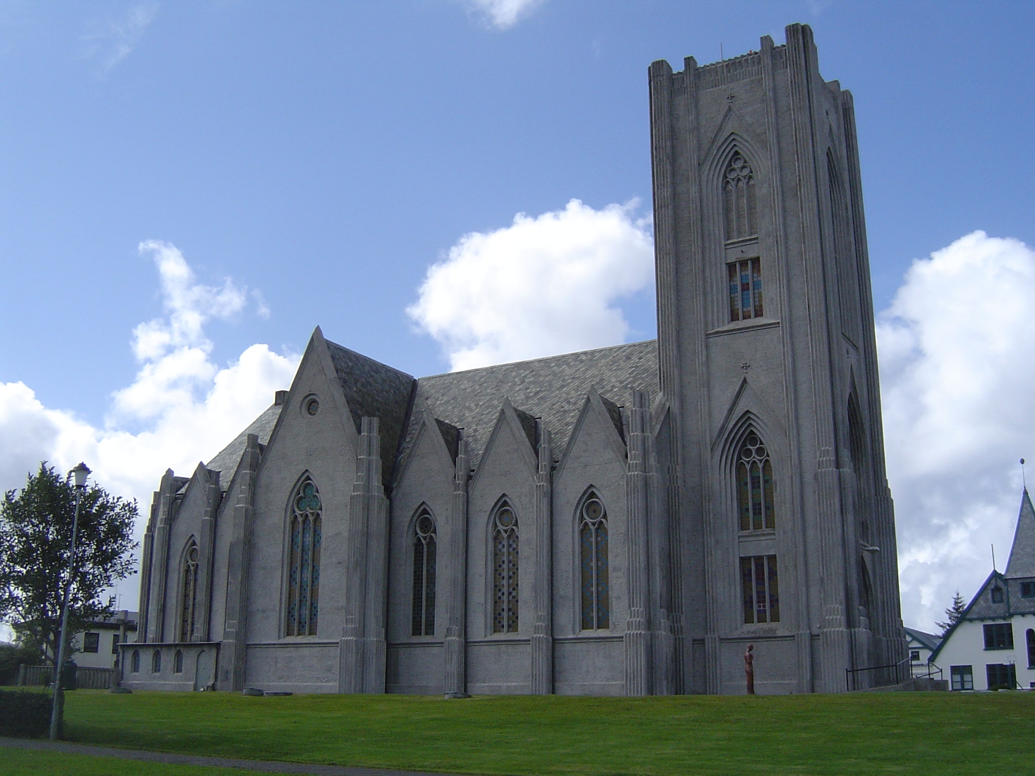 Christ the King Cathedral, also known as Landakot Church, in Reykjavík, Iceland.