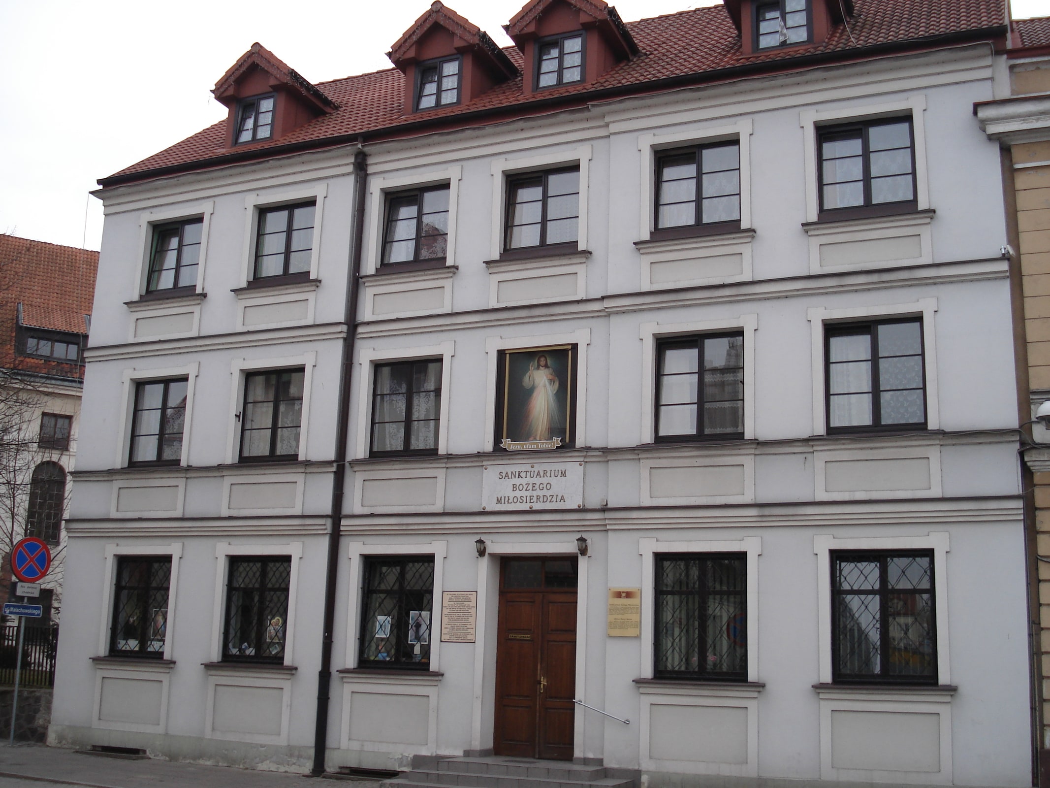 The Divine Mercy Sanctuary associated with St. Faustina in Płock, Poland.