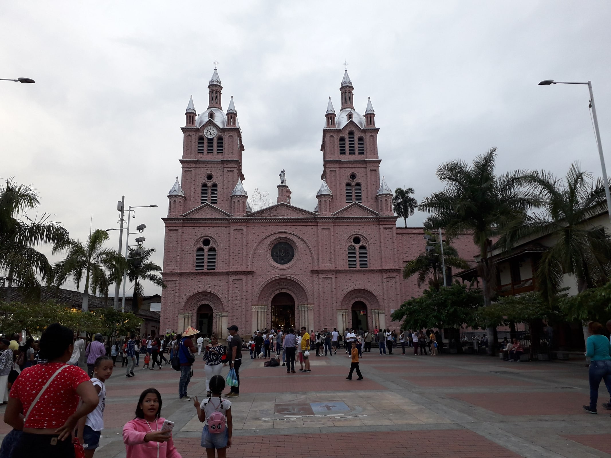 The Basilica Shrine of the Lord of Miracles of Buga in Guadalajara de Buga, Colombia.