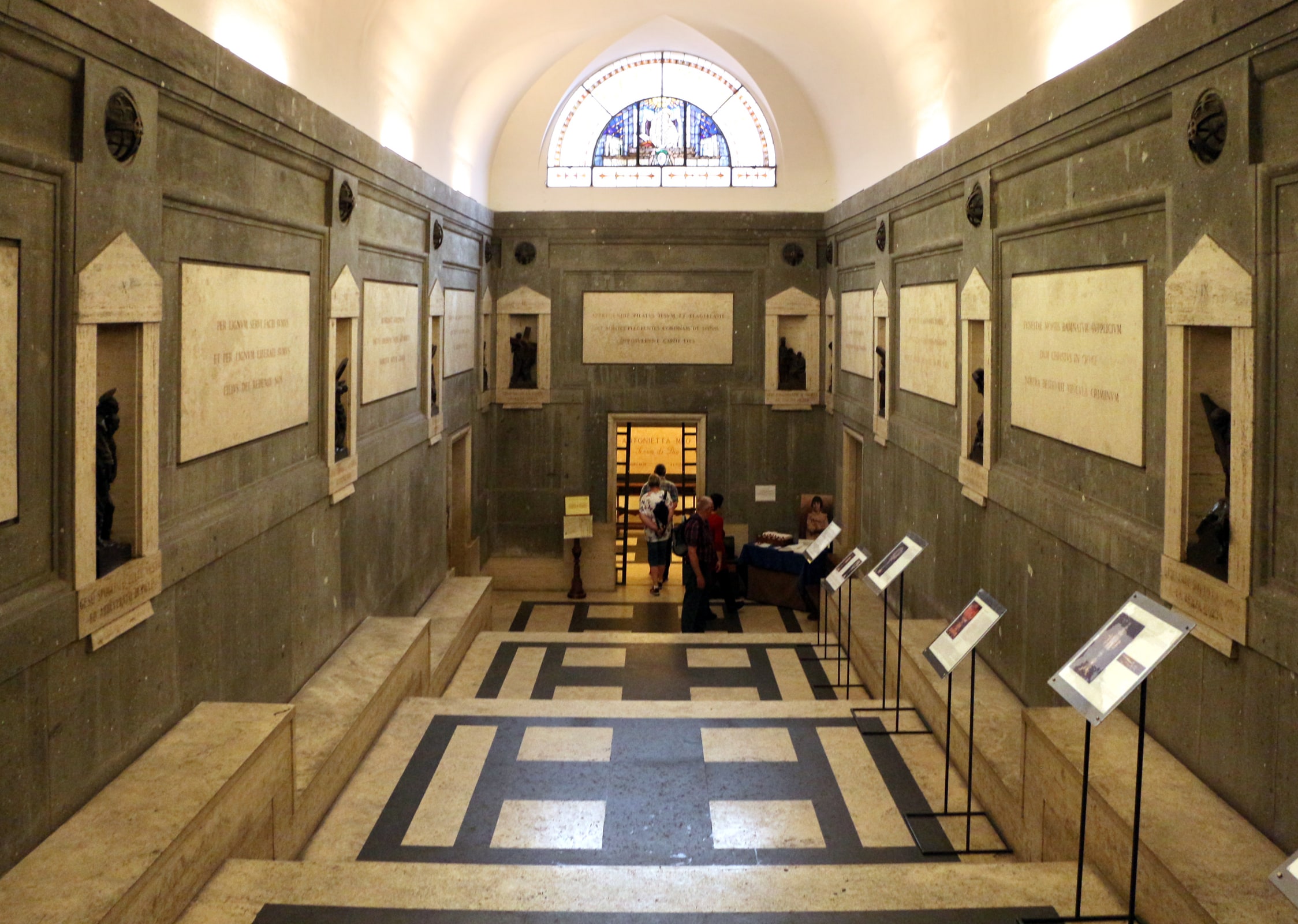 The Chapel of the Relics inside the Basilica of Santa Croce in Gerusalemme in Rome.