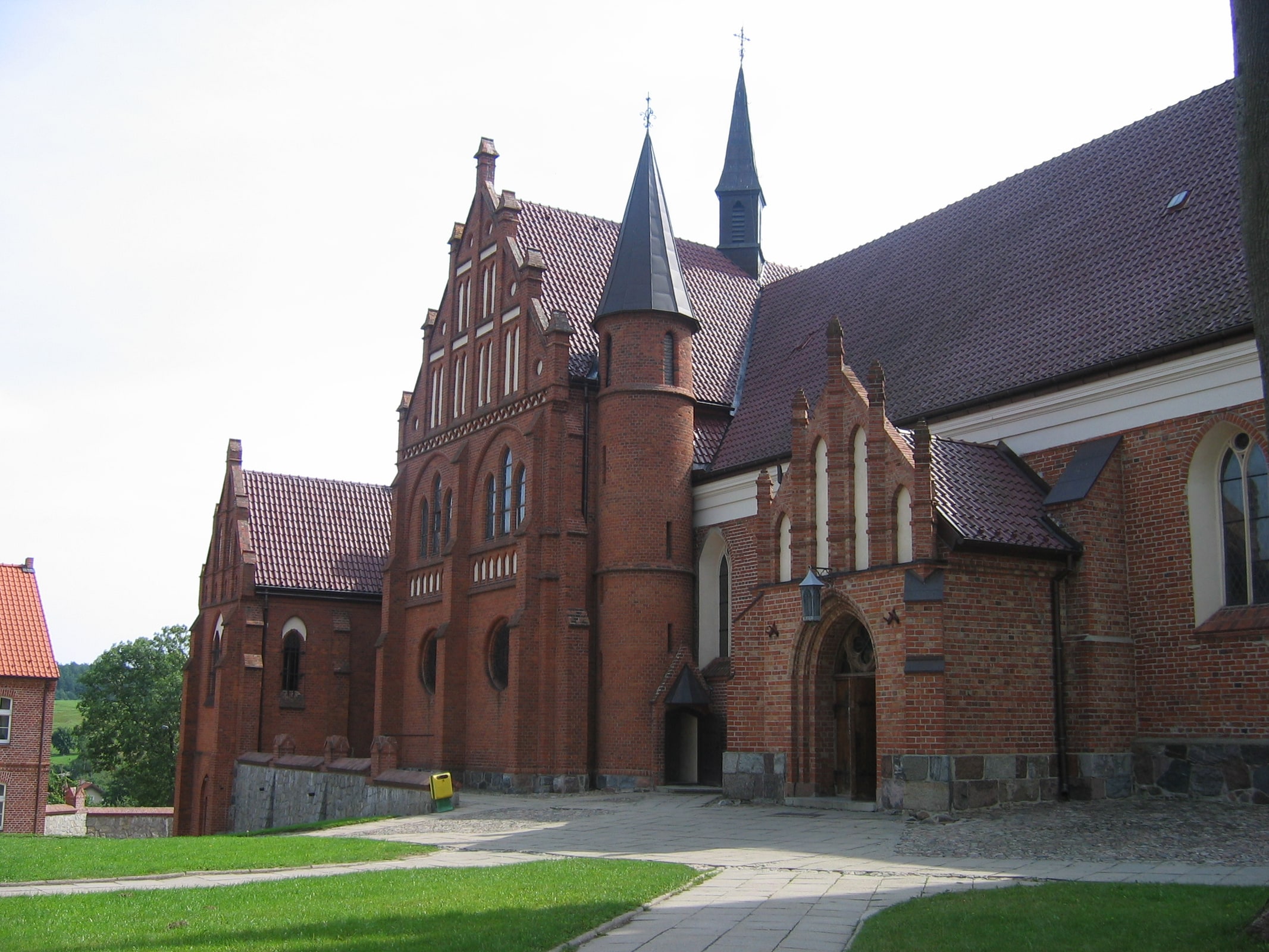The Catholic church and shrine complex of Our Lady of Gietrzwałd in Poland.