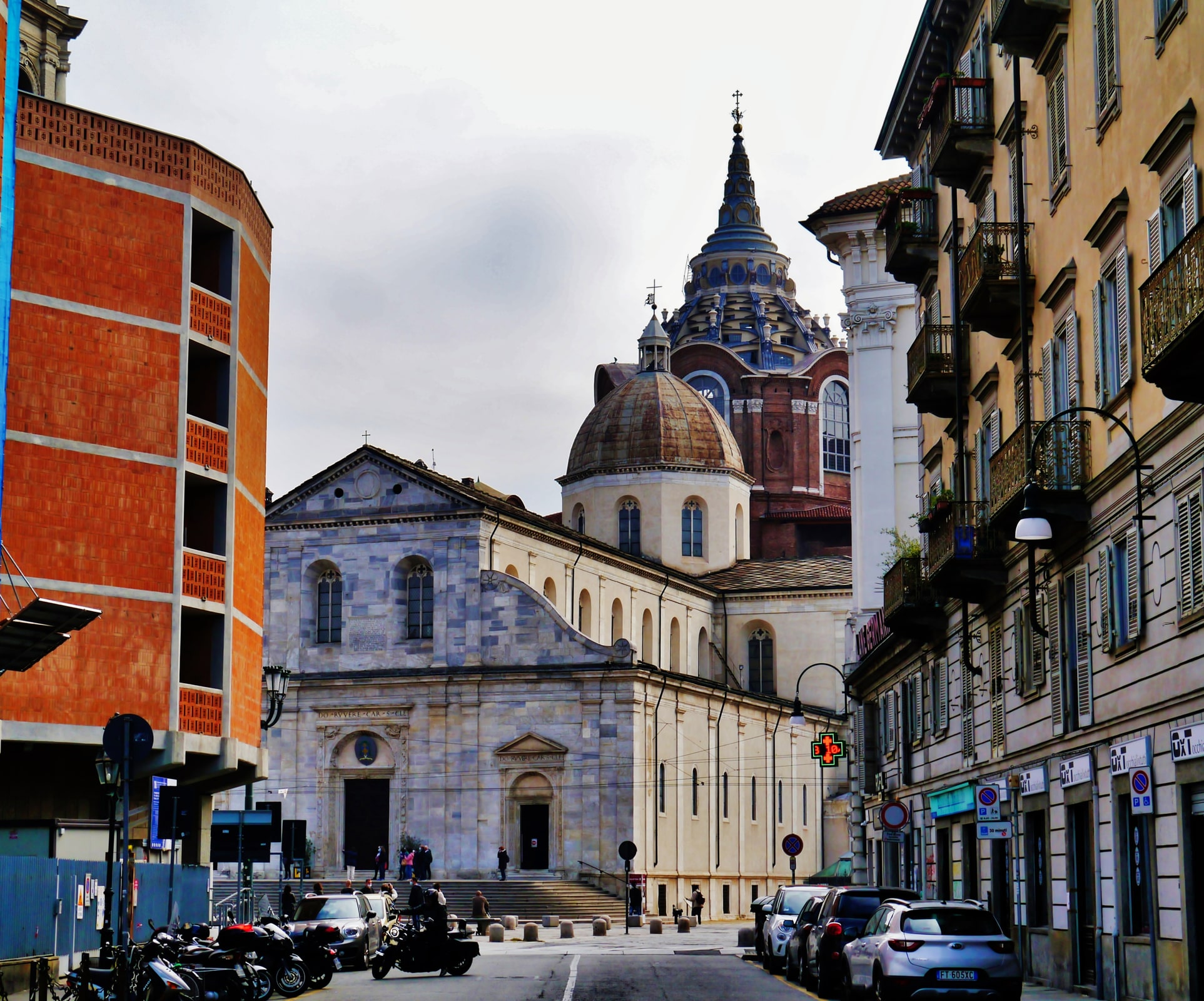 The Metropolitan Cathedral of St. John the Baptist in Turin, home of the Shroud chapel.
