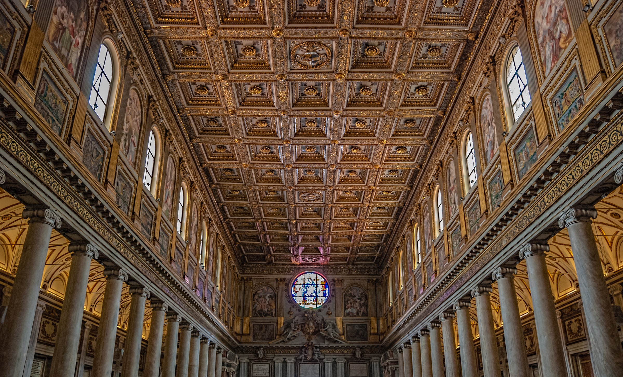 The Basilica of St. Mary Major in Rome, Italy.