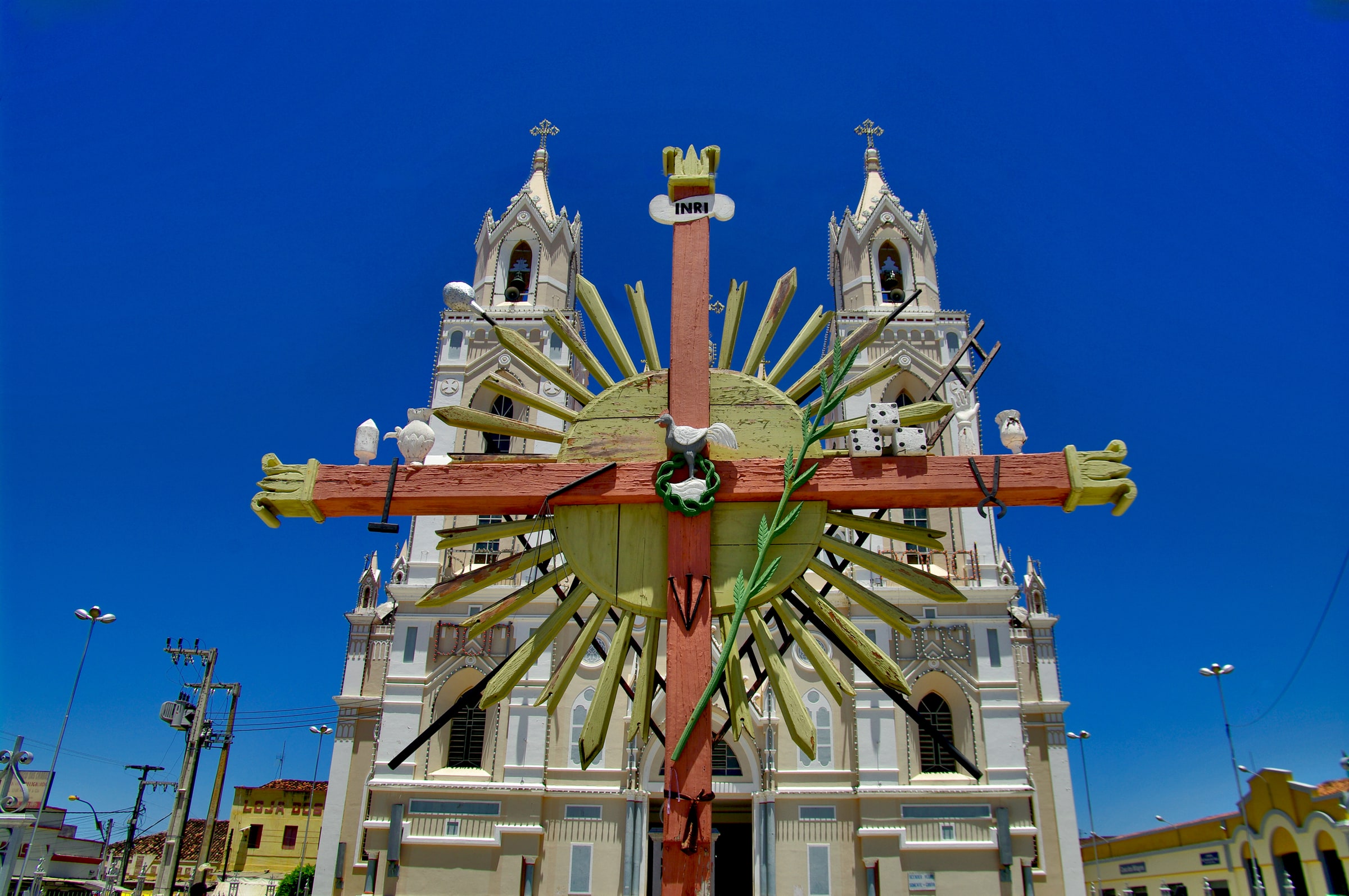 The Basilica Sanctuary of St. Francis of the Wounds in Canindé, Brazil.